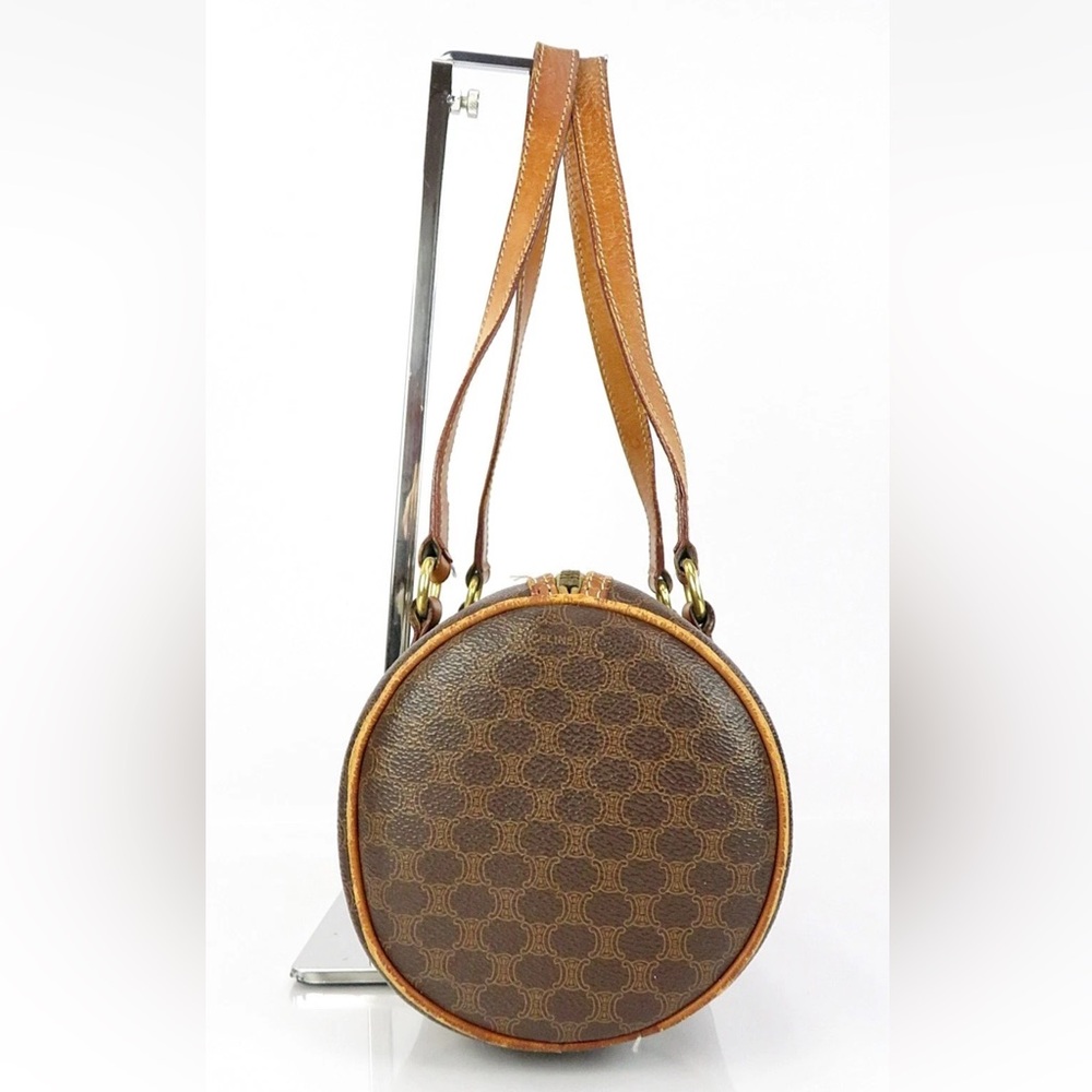 Celine Brown and Tan Shoulder Bag - Picture 3 of 16